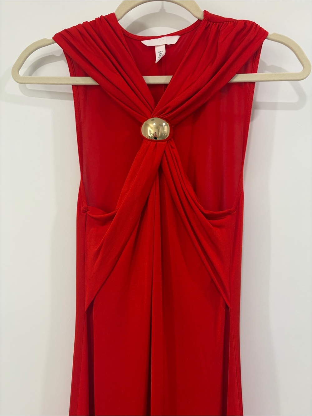 H&M Beautiful Red Long Dress - Picture 4 of 7